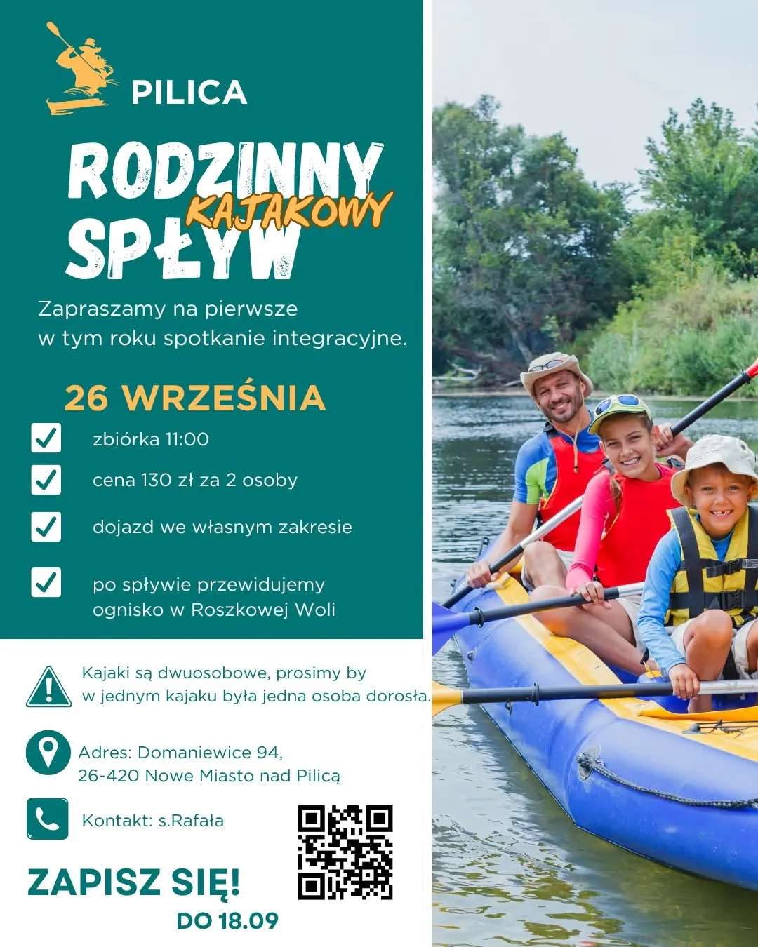 spływ kajakowy